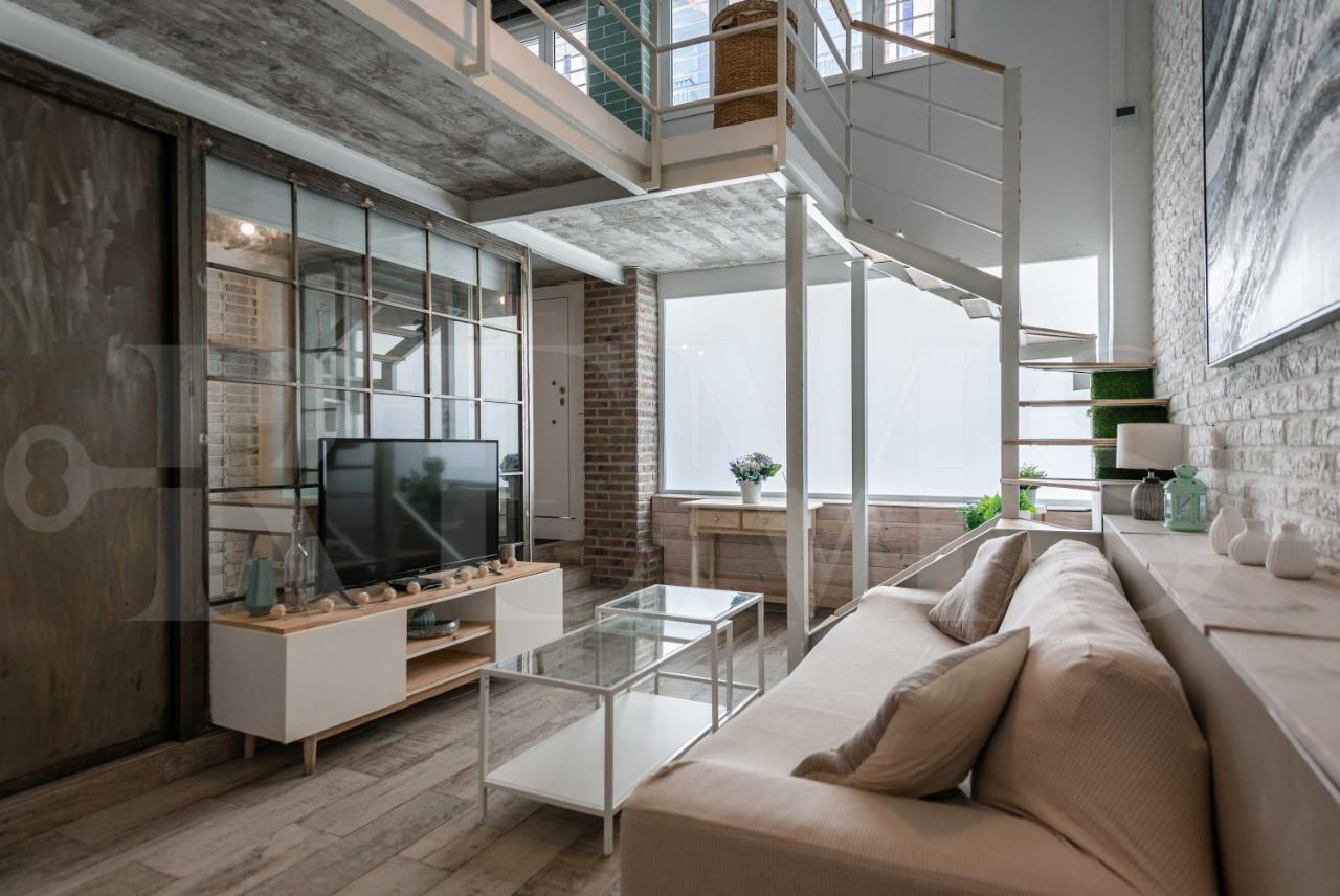 Bright Duplex Loft Next To The City Center By Rems Málaga Buitenkant foto