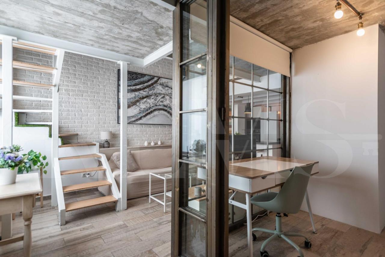Bright Duplex Loft Next To The City Center By Rems Málaga Buitenkant foto