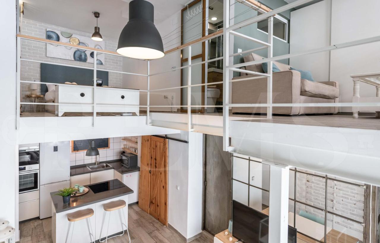 Bright Duplex Loft Next To The City Center By Rems Málaga Buitenkant foto